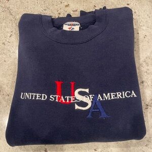 USA Embroidered Sweatshirt
